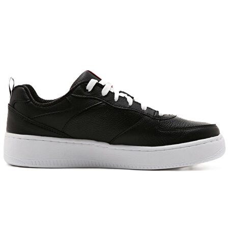 Skechers Sport Court 92-Illustrious Leather Memory Foam Womens Sneaker Hakiki Deri Hafızalı Taban Kadın Günlük Spor Ayakkabı Siyah