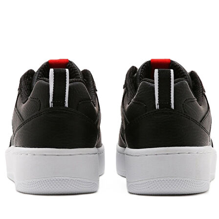 Skechers Sport Court 92-Illustrious Leather Memory Foam Womens Sneaker Hakiki Deri Hafızalı Taban Kadın Günlük Spor Ayakkabı Siyah