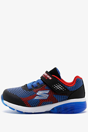 Skechers S Lights Sneaker Lastik ipli Bantlı Işıklı Mavi Erkek Çocuk Ayakkabı