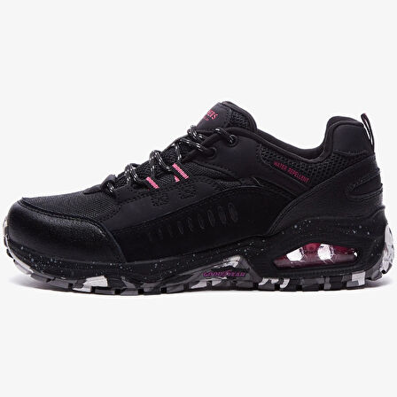 Skechers Uno Trail - Cool Trek Go Water Repellent Womens Leather Walking Shoes Hakiki Deri Kadın Yürüyüş Ayakkabısı Siyah