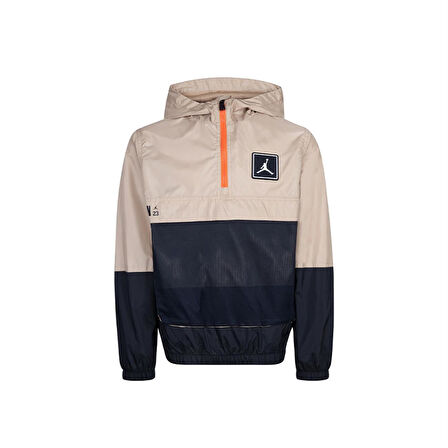 Jordan Half Zip Windbreaker Çocuk Mont 95C476-X0L Kahverengi