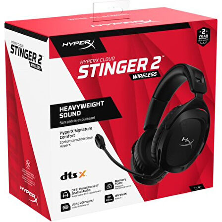 HyperX Cloud Stinger 2 Wireless Mikrofonlu Oyuncu Kulaklığı