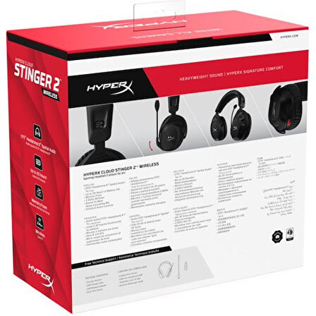 HyperX Cloud Stinger 2 Wireless Mikrofonlu Oyuncu Kulaklığı