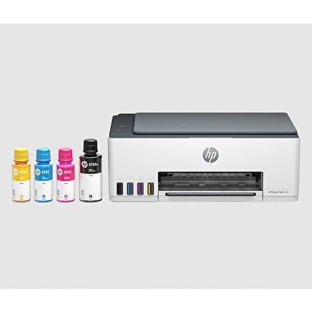 HP Smart Tank 580 1F3Y2A Wi-Fi + Tarayıcı + Fotokopi Renkli Çok Fonksiyonlu Mürekkep Püskürtmeli Yazıcı