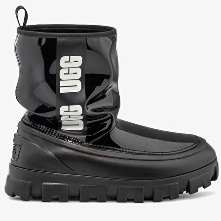 UGG Women's Classic Brellah Mini Boot Kadın İçi Yünlü Bot Siyah