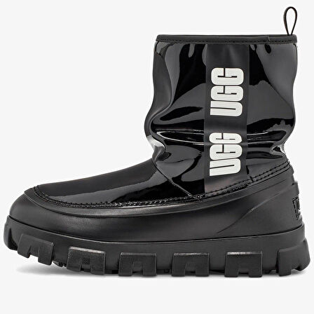 UGG Women's Classic Brellah Mini Boot Kadın İçi Yünlü Bot Siyah