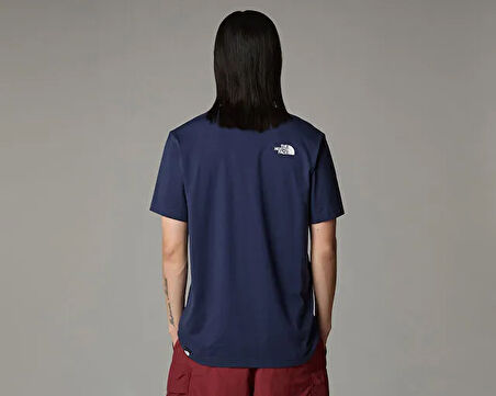 The North Face M Ss Simple Dome Tee Erkek Outdoor Tişörtü NF0A87NG8K21 Lacivert