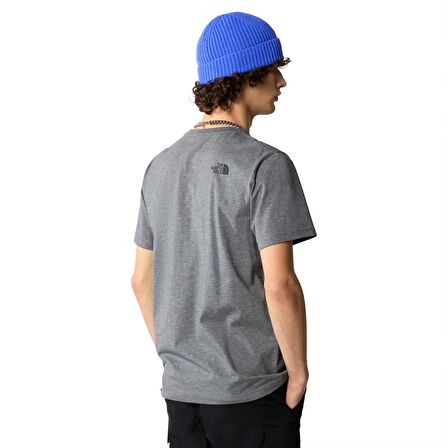 Simple Dome Erkek Gri Outdoor T-Shirt NF0A87NGDYY1