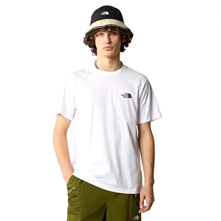 Simple Dome Erkek Beyaz Outdoor T-Shirt NF0A87NGFN41