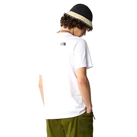Simple Dome Erkek Beyaz Outdoor T-Shirt NF0A87NGFN41