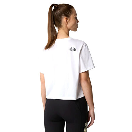 Simple Dome Kadın Beyaz Outdoor T-Shirt NF0A87U4FN41