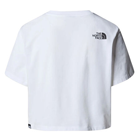Simple Dome Kadın Beyaz Outdoor T-Shirt NF0A87U4FN41