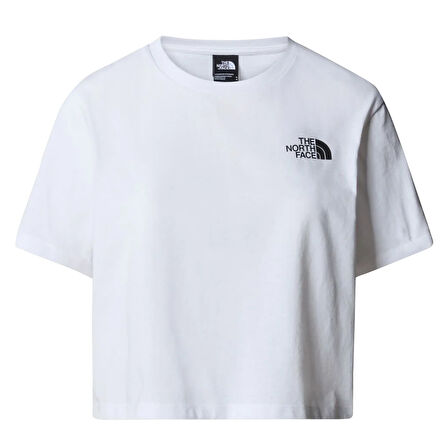 Simple Dome Kadın Beyaz Outdoor T-Shirt NF0A87U4FN41