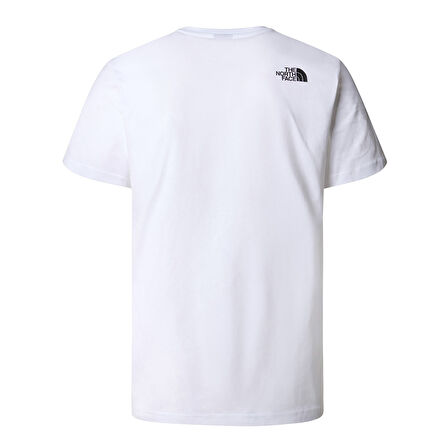 Never Stop Exploring Erkek Beyaz Outdoor T-Shirt NF0A87NSFN41