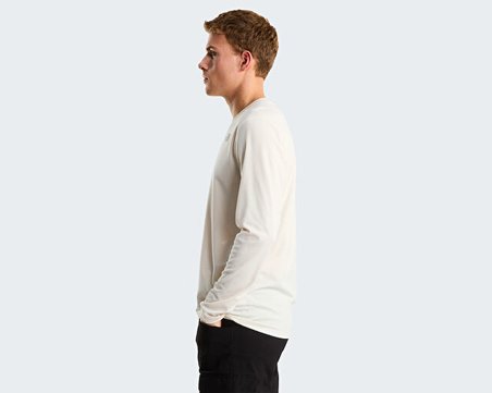 The North Face M SHADOW LS Erkek Outdoor Uzun Kollu Tişört NF0A87TVQLI1 Bej