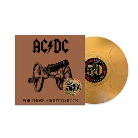 AC/DC - For Those About to Rock (50th Anniversary - Gold Nugget Vinyl) - Plak