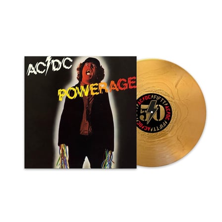 AC/DC - Powerage (50th Anniversary - Gold Nugget Vinyl) - Plak