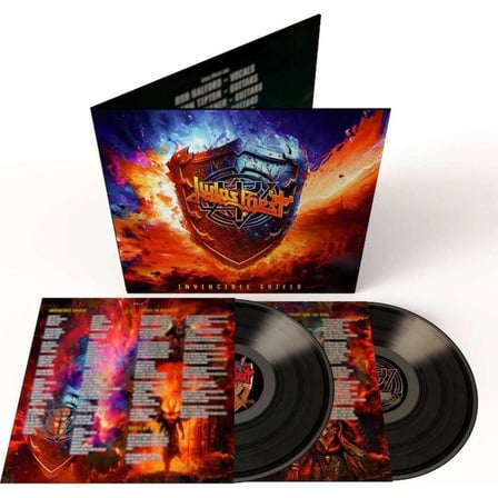 Judas Priest - Invincible Shield (Limited Edition Alternative Cover Artwork - Black Vinyl) - Plak
