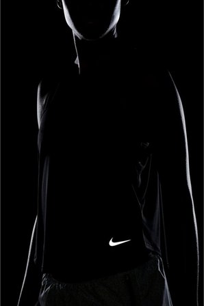 Nike Dri-FIT Run Division Women's Running Tank Top Black Kadın Reflektörlü Koşu Antrenman Atleti Siyah