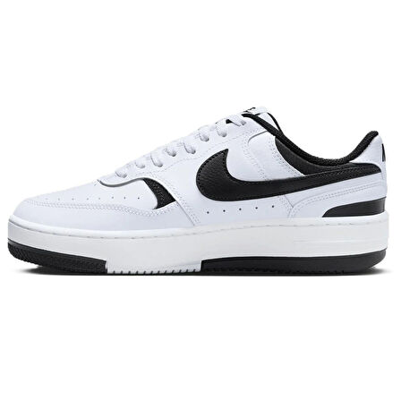 Nike Gamma Force Womens Leather Sneaker White Hakiki Deri Kadın Günlük Spor Ayakkabı Siyah Beyaz