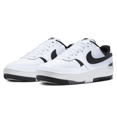 Nike Gamma Force Womens Leather Sneaker White Hakiki Deri Kadın Günlük Spor Ayakkabı Beyaz-Siyah