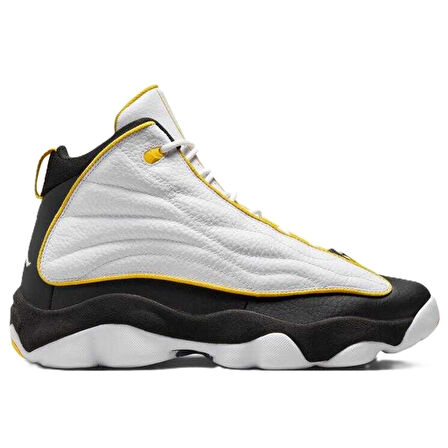 Nike Jordan Pro Strong Leather Mens Basketball Shoes Hakiki Deri Erkek Basketbol Ayakkabısı Beyaz