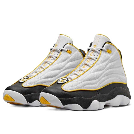 Nike Jordan Pro Strong Leather Mens Basketball Shoes Hakiki Deri Erkek Basketbol Ayakkabısı Beyaz