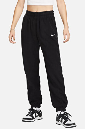 Nike Sportswear Fleece High Waisted Oversized Women's Jogger Kadın Polar Eşofman Altı Siyah