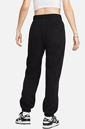 Nike Sportswear Fleece High Waisted Oversized Women's Jogger Kadın Polar Eşofman Altı Siyah