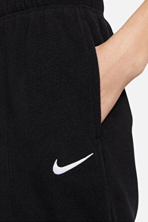 Nike Sportswear Fleece High Waisted Oversized Women's Jogger Kadın Polar Eşofman Altı Siyah