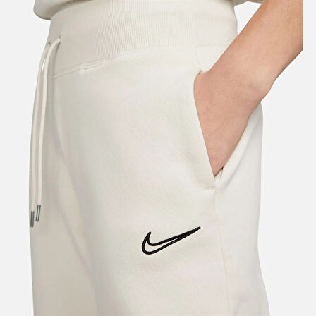 Nike Phoenix Fleece Loose Fit Pant Women's Yüksek Bel Bol Kesim Kadın Eşofman Altı Açık Bej