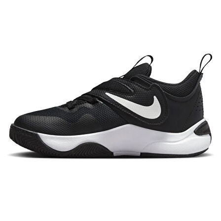 Nike Team Hustle D 11 Basketball Shoes Bantlı Lastik ipli Basketbol Ayakkabısı Siyah