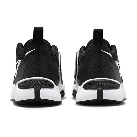 Nike Team Hustle D 11 Basketball Shoes Bantlı Lastik ipli Basketbol Ayakkabısı Siyah