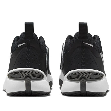 Nike Team Hustle D 11 Unisex Basketball Shoes Lastik Bağcıklı Cırtlı Basketbol Ayakkabısı Siyah