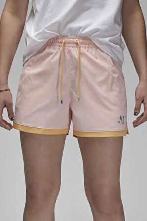 Nike Jordan Loose Fit Woven Shorts Kadın Dokuma Bol Kesim Şort Pembe
