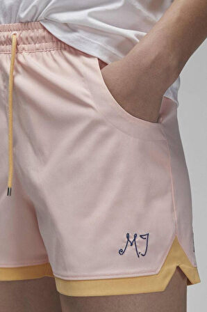Nike Jordan Loose Fit Woven Shorts Kadın Dokuma Bol Kesim Şort Pembe