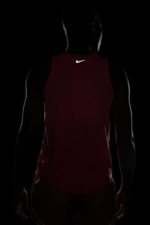 Nike Miler Dri Fit Running Tank Top Pink Sırt Panelli Koşu Antrenman Atleti Pembe