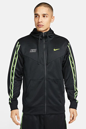 Nike Sportswear Repeat Erkek Siyah Eşofman Üstü