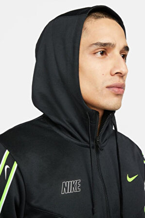 Nike Sportswear Repeat Erkek Siyah Eşofman Üstü