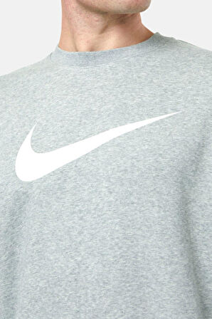 Nike Sportswear Grey Sweatshirt Şardonlu Erkek Sweatshirt Gri