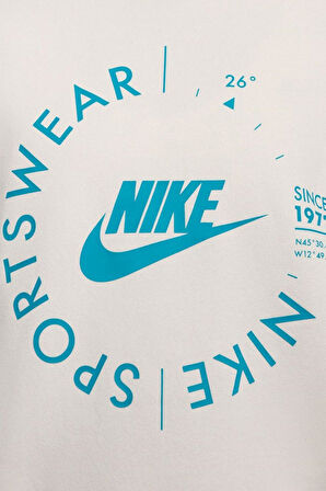 Nike Sportswear Utility Graphic Women’s Kadın Oversize Sweatshirt Krem