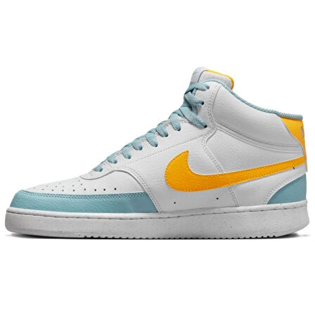 Nike Court Vision Mid Sneaker Bilekli Günlük Beyaz Spor Ayakkabı