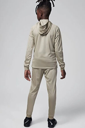 Nike PSG Strike Third Kid's Jordan Dri Fit Football Hooded Knit Tracksuit Unisex Çocuk Eşofman Takımı Taş