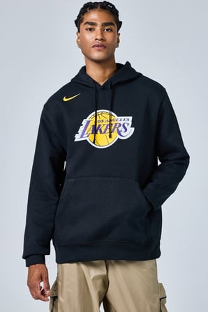 Nike Los Angeles Lakers NBA Mens Hoody Kapüşonlu Pamuklu Erkek Sweatshirt Siyah