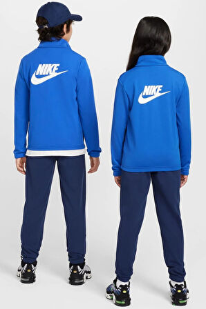 Nike Sportswear Kid's Tracksuit Poly Unisex Çocuk Eşofman Takımı Mavi