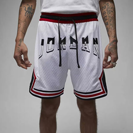 Nike Jordan Sport Diamond Shorts Erkek Şort Beyaz Kırmızı