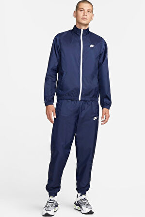 Nike Sportswear Club Lined Woven Men's Track Suit Erkek Dokuma Eşofman Takımı Lacivert