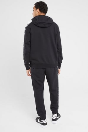 Nike Club Fleece Hoodie Track Suit Kapişonlu Pamuklu Eşofman Takımı Siyah