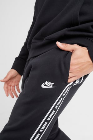 Nike Club Fleece Hoodie Track Suit Kapişonlu Pamuklu Eşofman Takımı Siyah