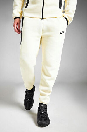 Nike Sportwear Tech Fleece Trousers Joggers Eşofman Altı Krem